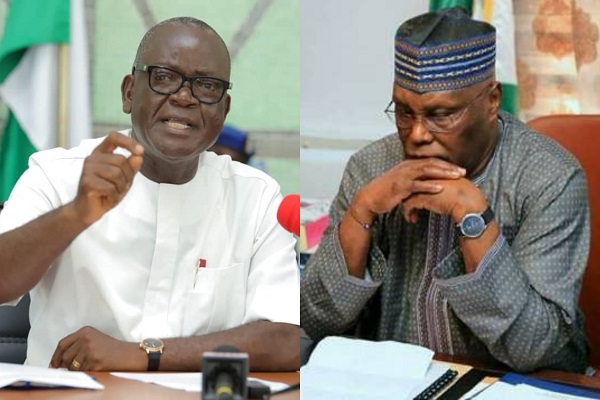It's a lie, G-5 governors haven't endorsed Atiku – Ortom