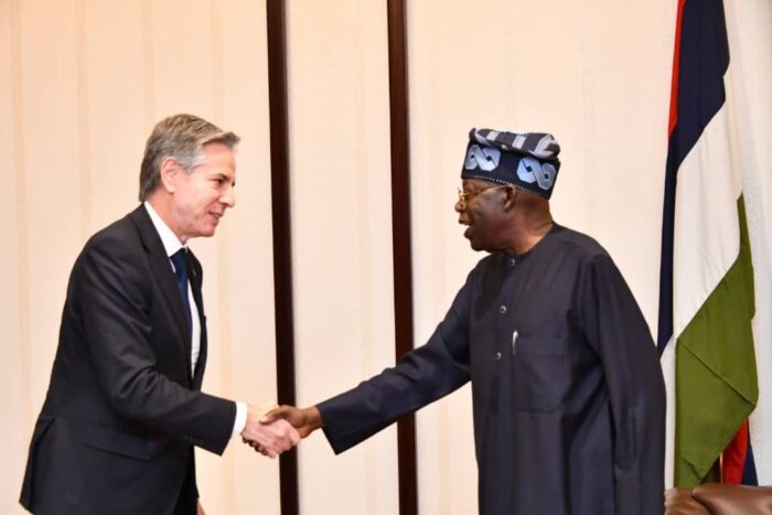 Security: Blinken meets Tinubu, pledges $45m to West Africa nations