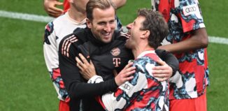 Harry Kane celebrates first trophy of his career at 31