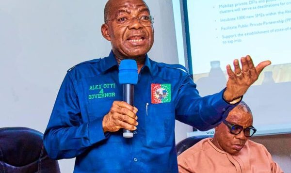 PDP, INEC plotting to rig elections in Abia - Otti raises alarm