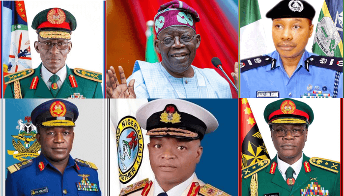 Tinubu fires service chiefs, names replacements