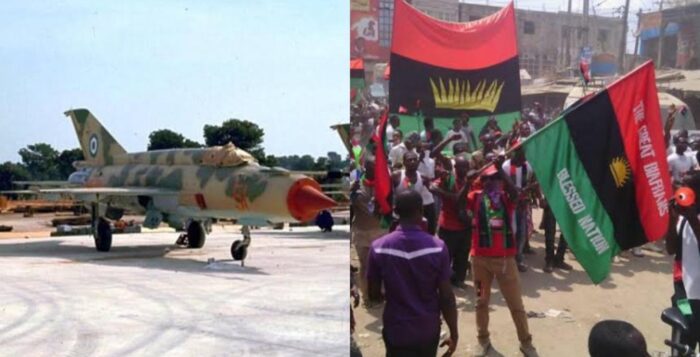 Air Force deploys fighter jets against IPOB, destroys hideouts