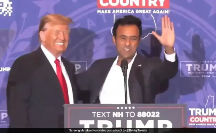 Ramaswamy drops out of race, backs Trump
