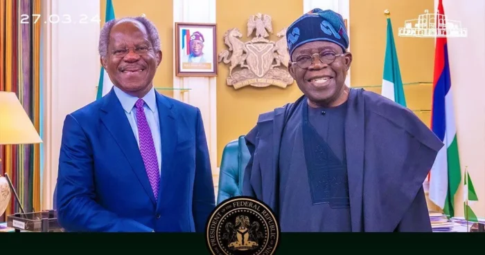 Tinubu meets US-based, Nigerian investor, Ogunlesi