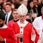 Five days before cardinals gather for the conclave, firefighters on Friday installed the chimney atop the Sistine Chapel which will emit white smoke to signal the election of a new pope.