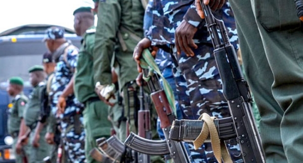 June 12 protest: Security forces barricade National Assembly gate